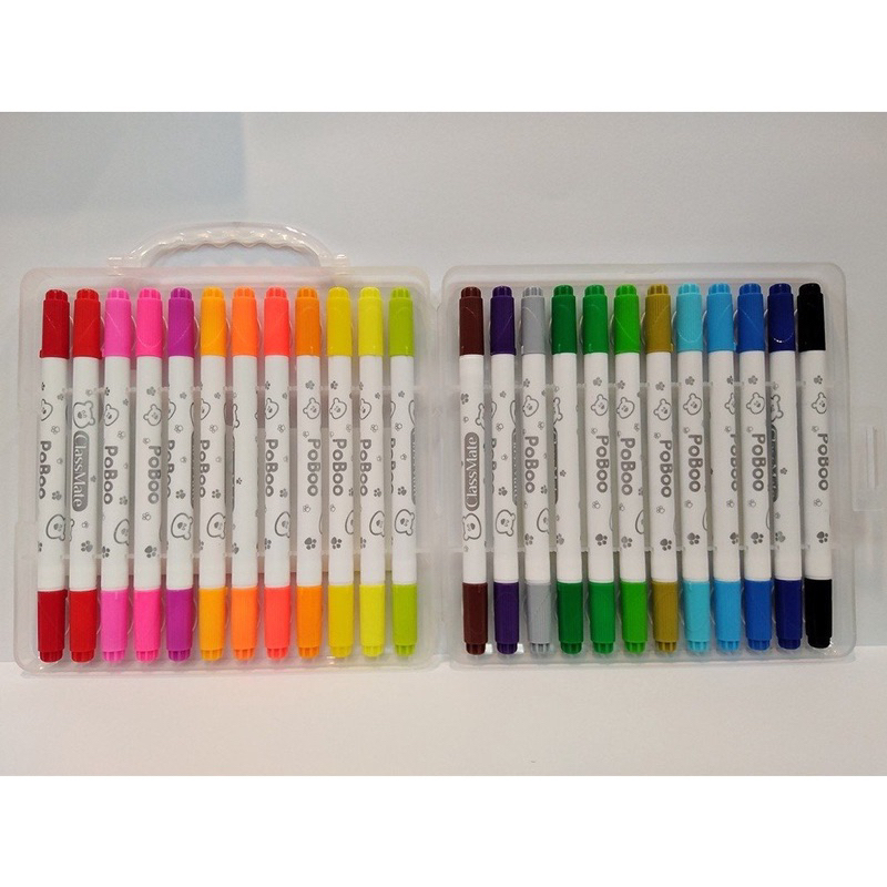 Bút Dạ Màu Cao Cấp Classmate Nét Mềm Mịn Tươi Sáng Tự Nhiên Hộp 24 Chiếc CL-WC431 CL-WC432 CL-WC433