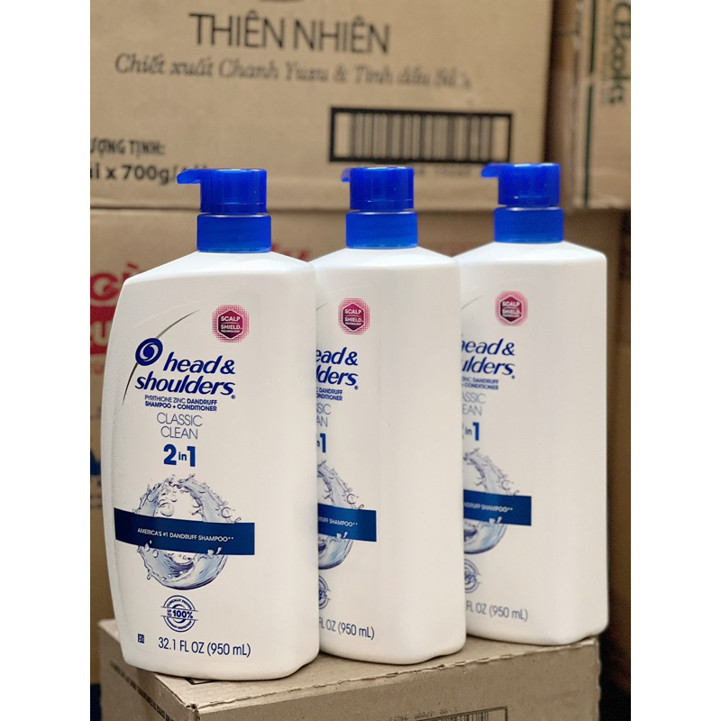 Dầu gội head & shoulders 2in1 950ml                              Hàng Mỹ