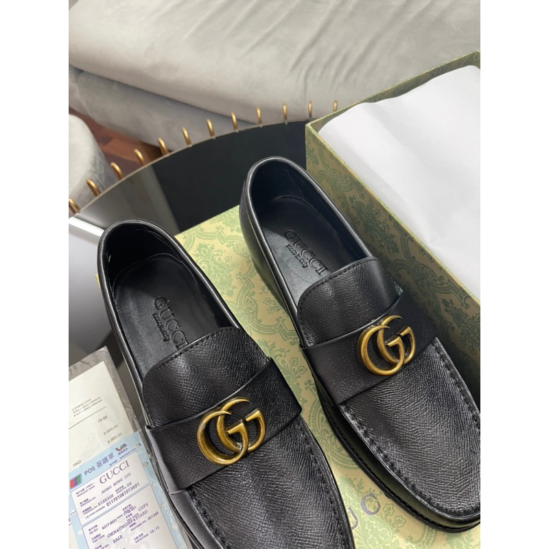 Giày tây nam, Giày loafer nam G U C C I. Fullbox thẻ bill