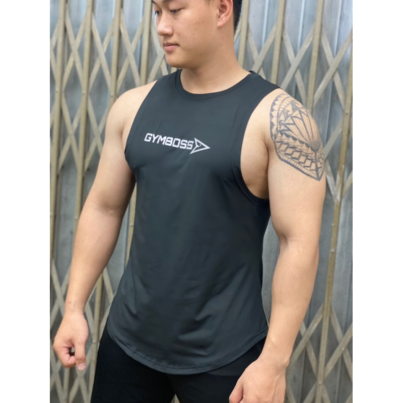 Áo Tank Top Tập Gym GB102,Chất Thun Lạnh 4 Chiều,Thoải Mái,Thoáng Mát,Thấm Hút Mồ Hôi