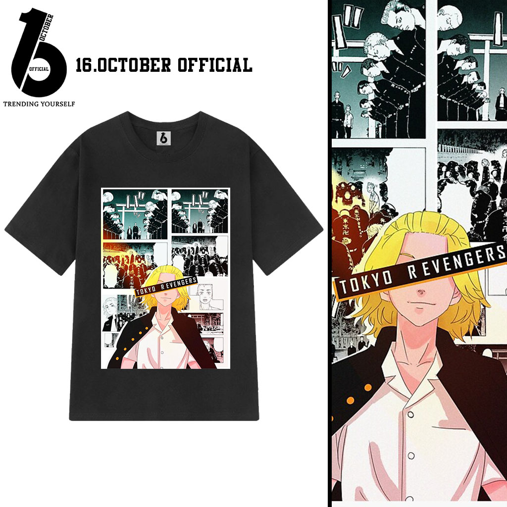 Áo Tokyo Revengers, Áo Anime in hình Mikey mẫu mới đẹp nhất, chất vải cotton co giãn 4 chiều