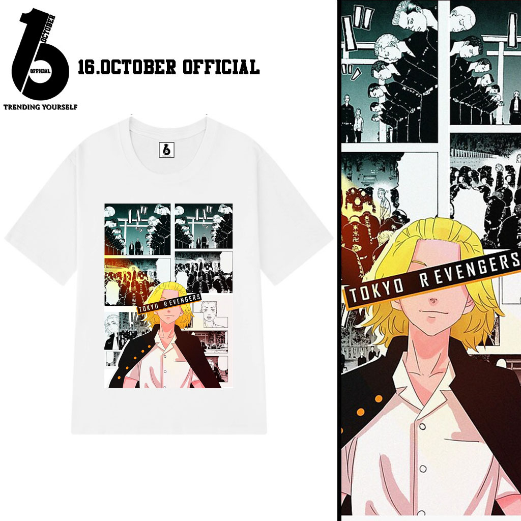 Áo Tokyo Revengers, Áo Anime in hình Mikey mẫu mới đẹp nhất, chất vải cotton co giãn 4 chiều