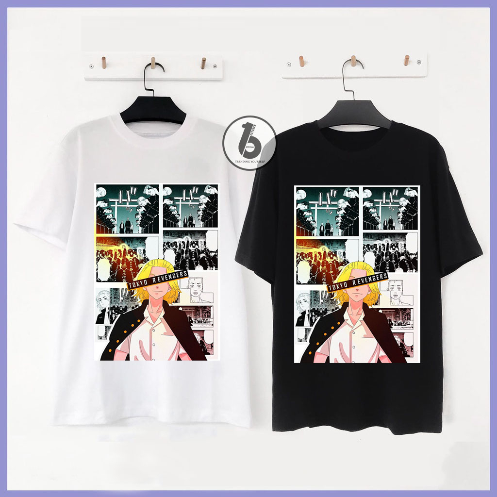 Áo Tokyo Revengers, Áo Anime in hình Mikey mẫu mới đẹp nhất, chất vải cotton co giãn 4 chiều
