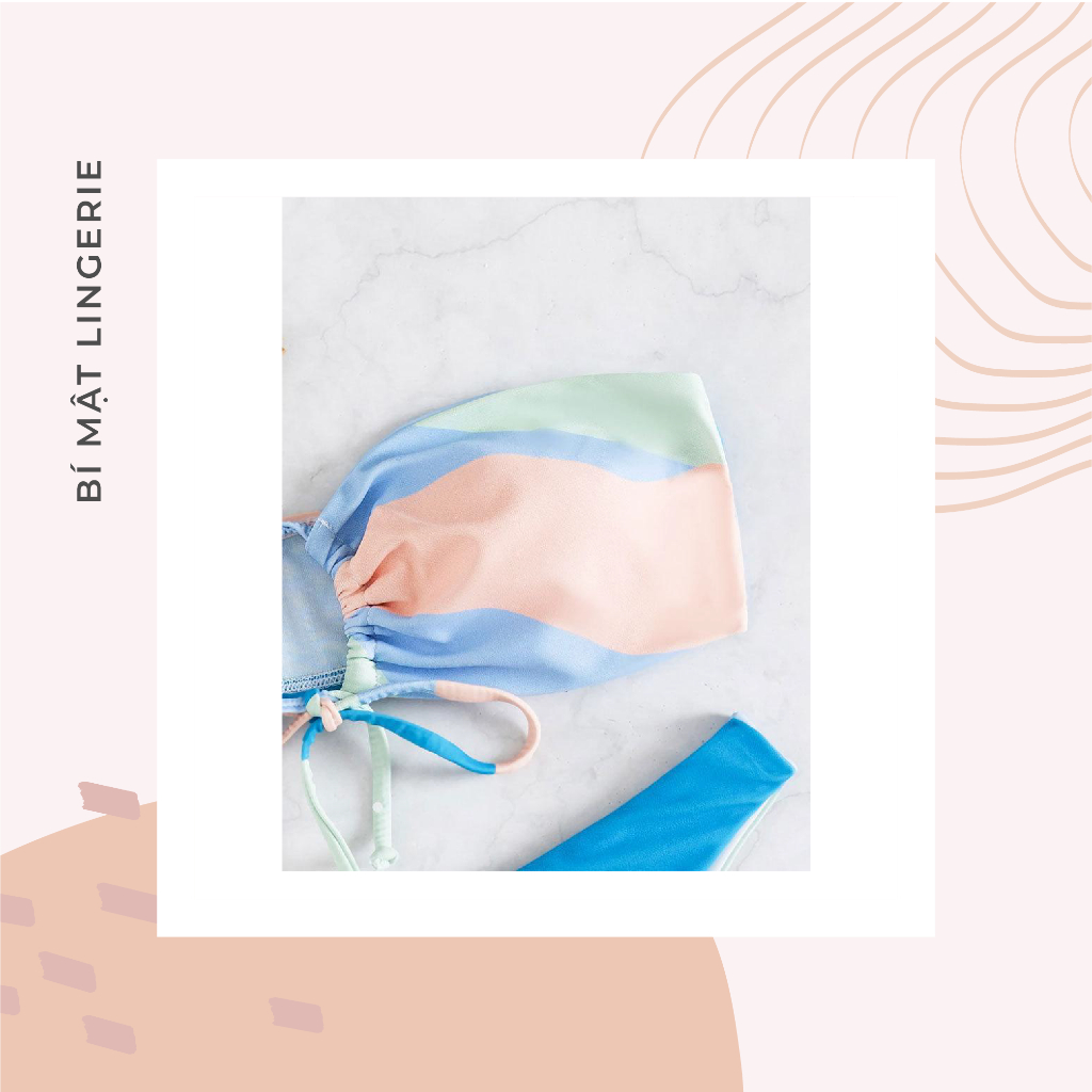 Bikini 2 mảnh sexy tôn vòng 1 buộc dây hoa nhí xinh xuất sắc hàng có sẵn hot trend 2023