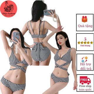 Bikini 2 mảnh sexy DILYSFASHION ĐB25, Bikini đi biển, Đồ bơi nữ phong cách hàn quốc vô cùng trẻ trung, năng động