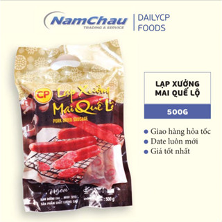  Lạp xưởng mai quế lộ CP 500gr lạp sườn lạp xườn chiên rán nướng tiện lợi 
