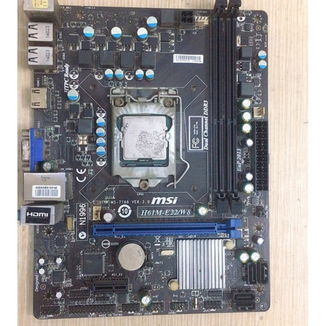 Combo Main MSI H61 + G2030 + Ram 4G + Quạt