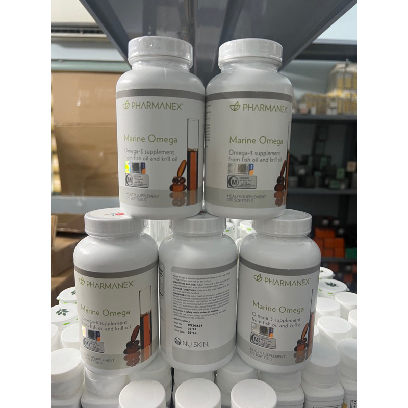 Viên uống Omega 3 Nuskin Marine Tem Tiếng anh.