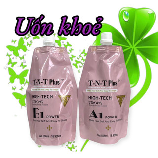 Thuốc uốn tóc thông minh TNT plus+, 568ml, không cháy tóc, không hôi _ lovelyangel