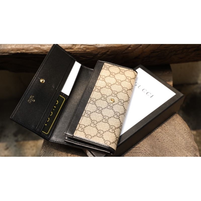 Ví nữ dài cầm tay G.C HOR.. sz19cm da thật cực xịn fullbox