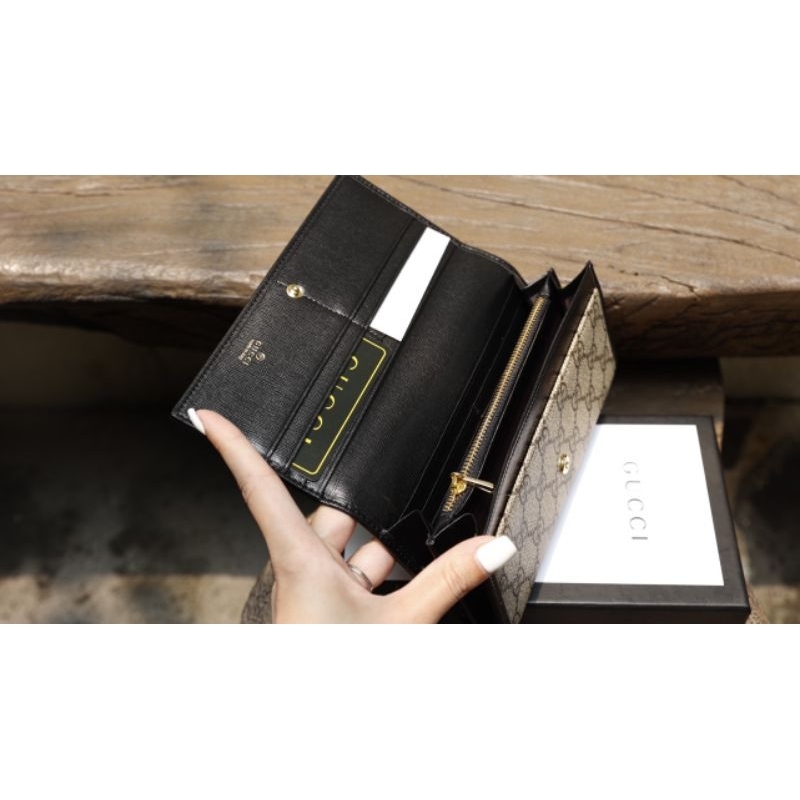 Ví nữ dài cầm tay G.C HOR.. sz19cm da thật cực xịn fullbox