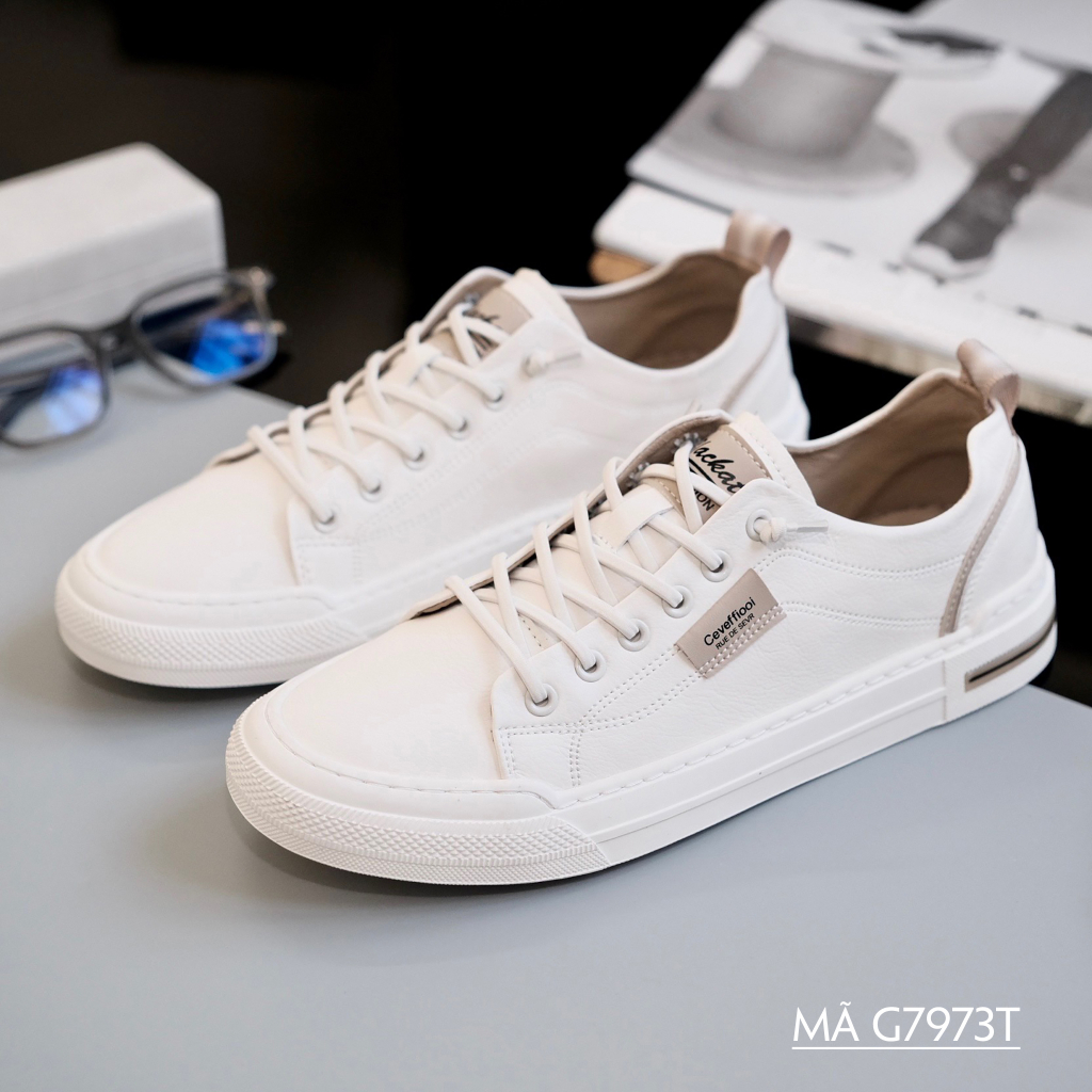 Giày Nam cao cấp Bun Store - Giày da Nam đẹp Sneaker thời trang sang xịn G7973