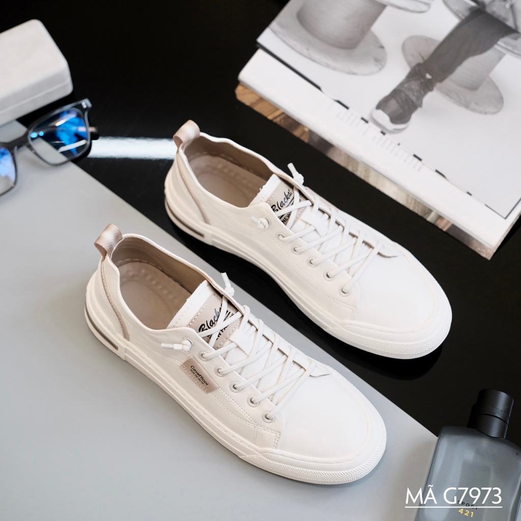 Giày Nam cao cấp Bun Store - Giày da Nam đẹp Sneaker thời trang sang xịn G7973