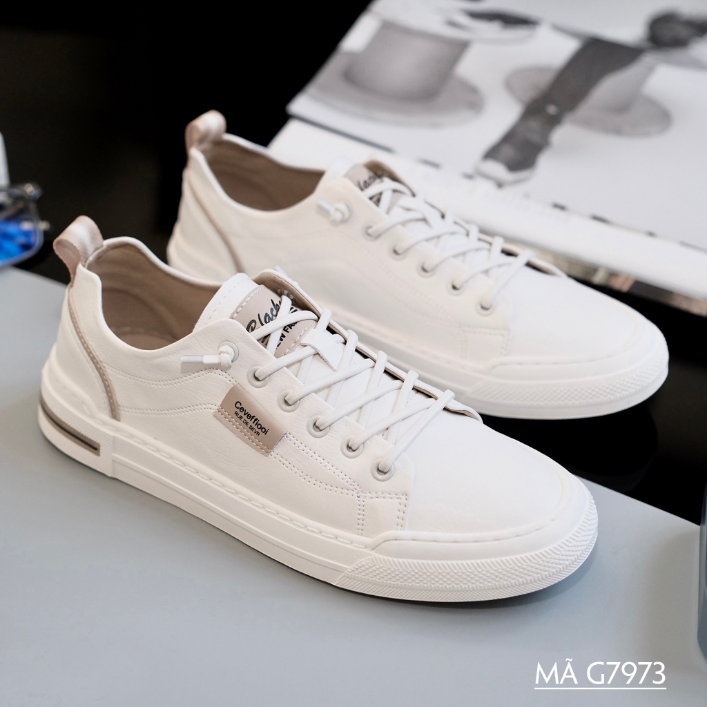Giày Nam cao cấp Bun Store - Giày da Nam đẹp Sneaker thời trang sang xịn G7973