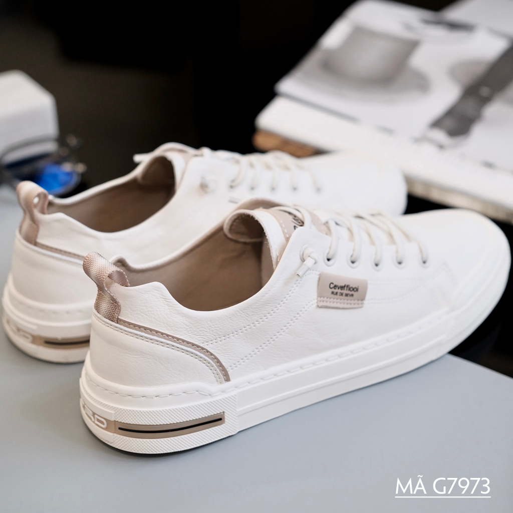 Giày Nam cao cấp Bun Store - Giày da Nam đẹp Sneaker thời trang sang xịn G7973