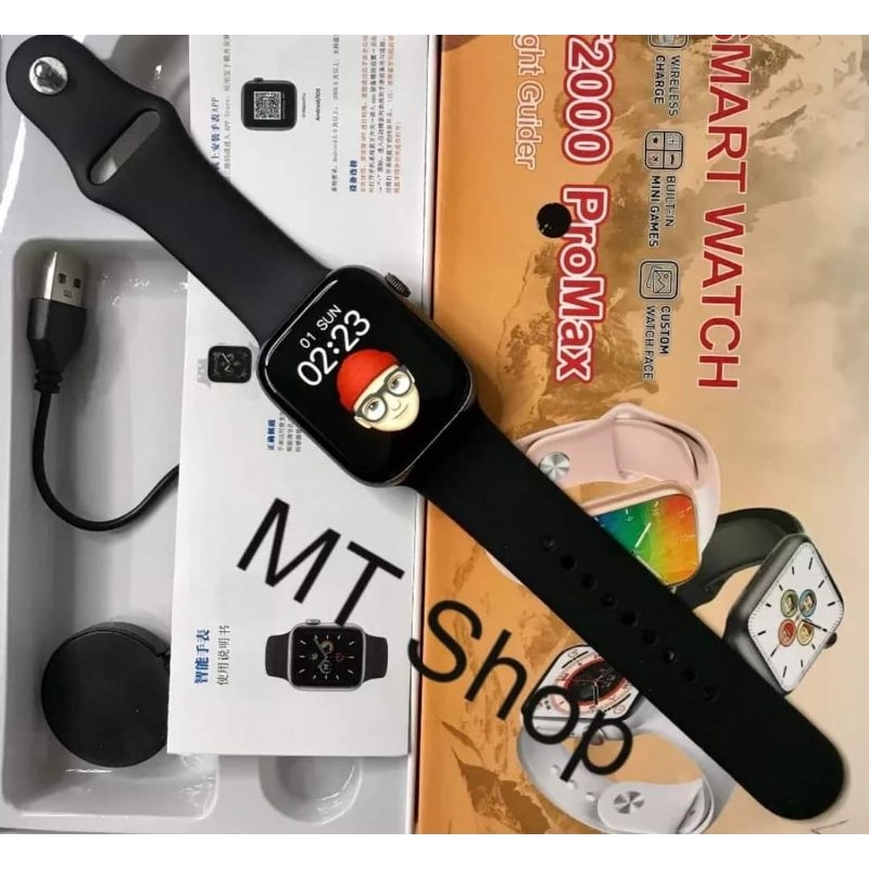 Đồng Hồ Thông Minh T2000 Pro MAX Nghe Gọi 2 Chiều, Nhận Tin Nhắn, Nghe Nhạc Cho Nam Nữ Màn Hình Lớn 1,92 Thế Hệ Thứ 8