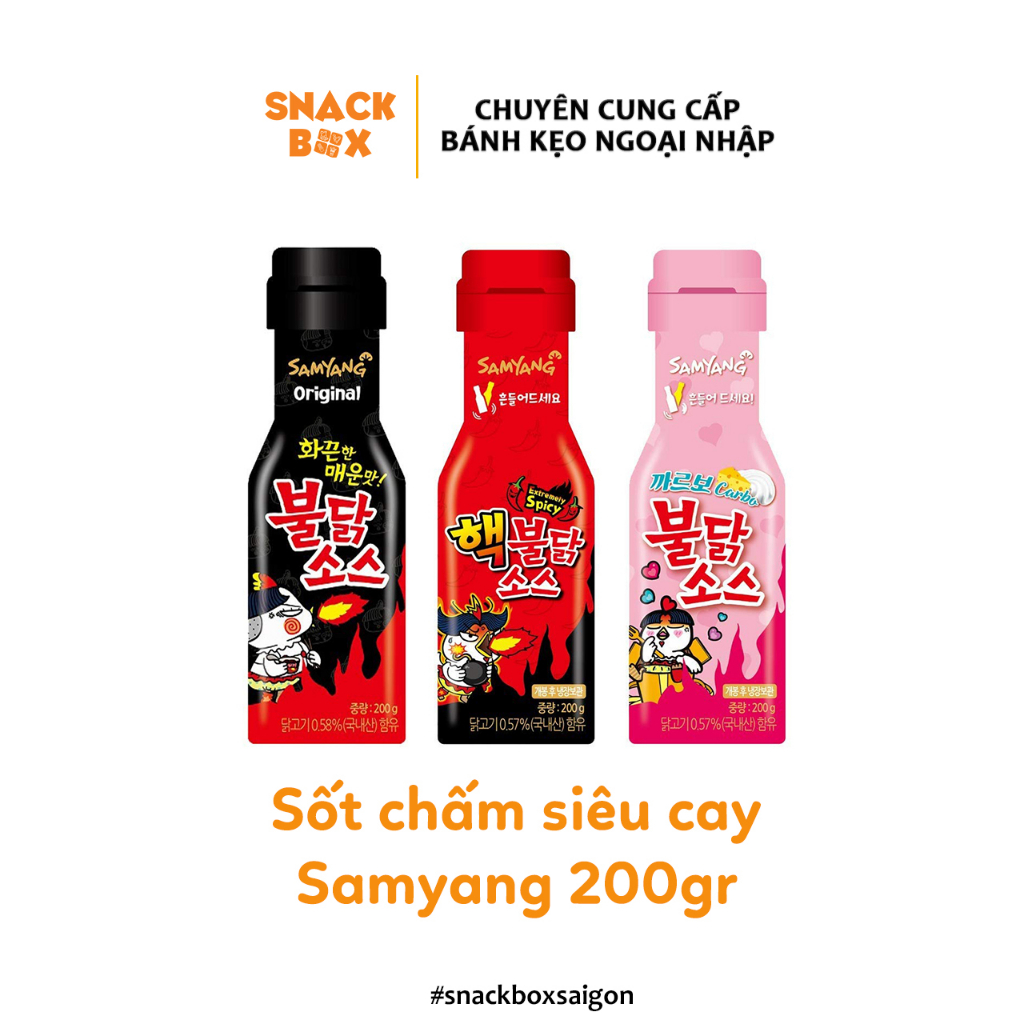 Sốt Chấm Cay Samyang Hot Siêu Ngon Chai 200gr - Hàn Quốc [SALE CẬN DATE]