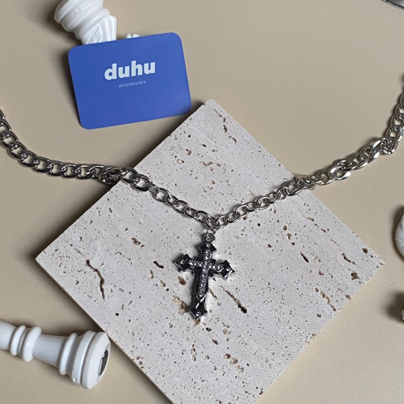 Vòng cổ hợp kim thánh giá nam nữ C05