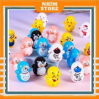 Lật đật mini cute siêu dễ thương vui nhộn cho bé giải trí , giao màu ngẫu nhiên, lật đật giá rẻ vui nhộn mini
