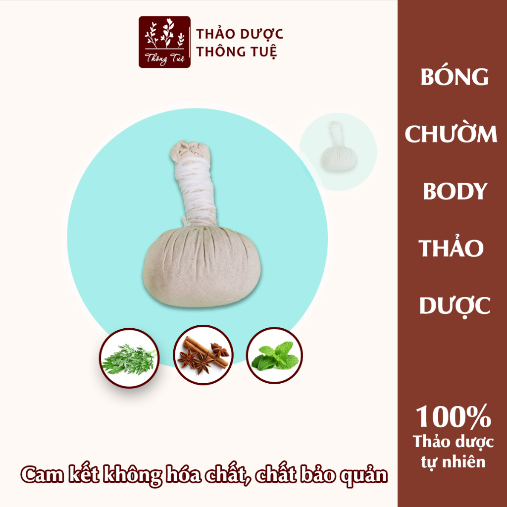 Bóng chườm massage - Banh chườm thảo dược - Bóng chườm body thảo dược
