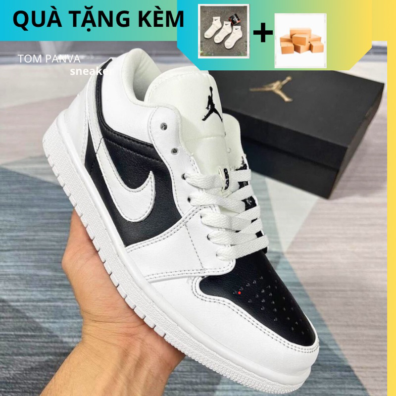 Giày Jordan 1 Low Panda, bản Cao Cấp full box bill phụ kiện