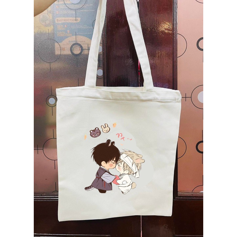 Túi tote No love zone BL / túi hình anime BL nó love zone