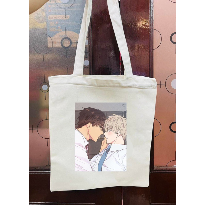 Túi tote No love zone BL / túi hình anime BL nó love zone
