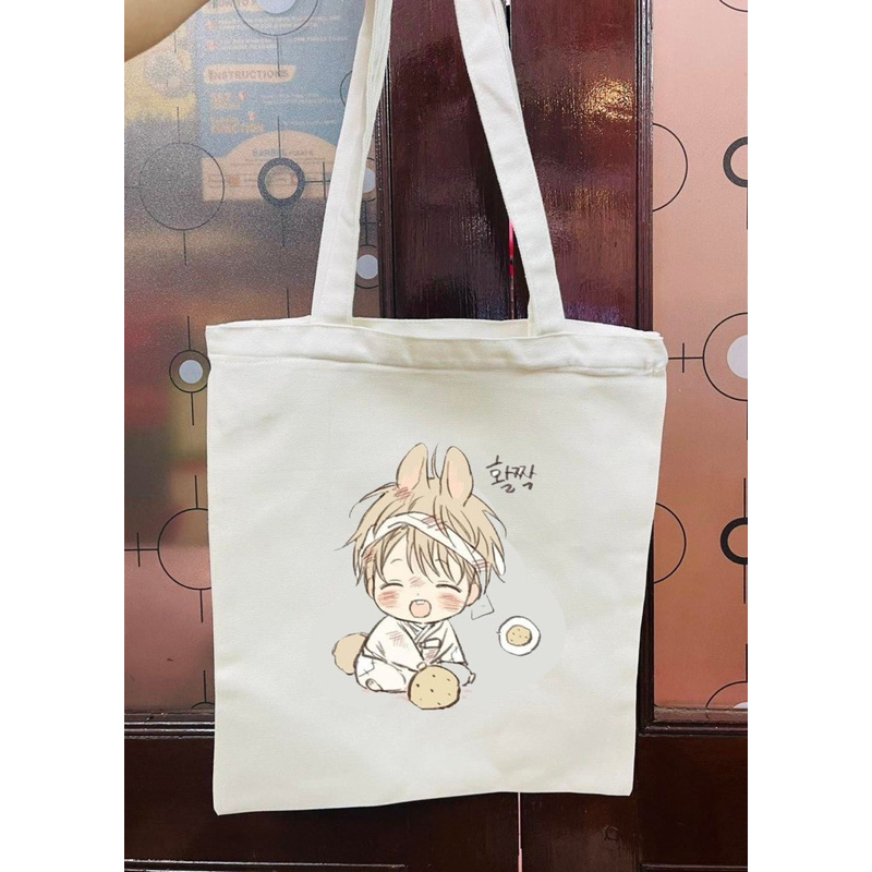 Túi tote No love zone BL / túi hình anime BL nó love zone