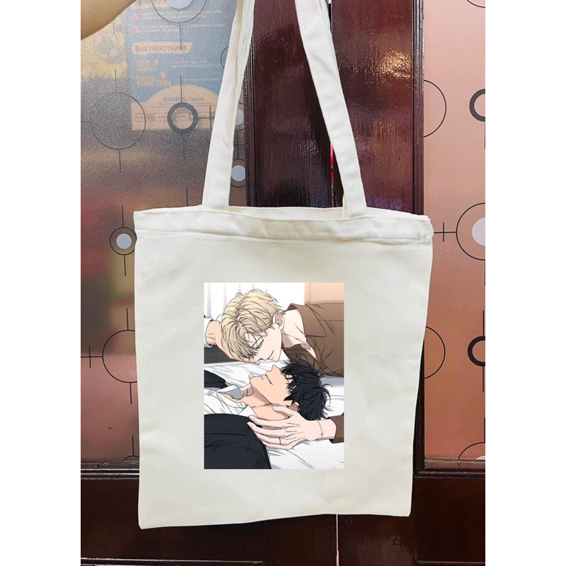 Túi tote No love zone BL / túi hình anime BL nó love zone
