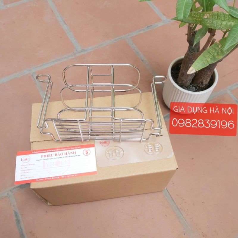 Kệ bàn chải đánh răng Inox 304 không hoen gỉ Lyncen bảo hành 5 năm