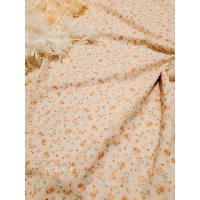 Vải Voan tằm hoa sao nhí