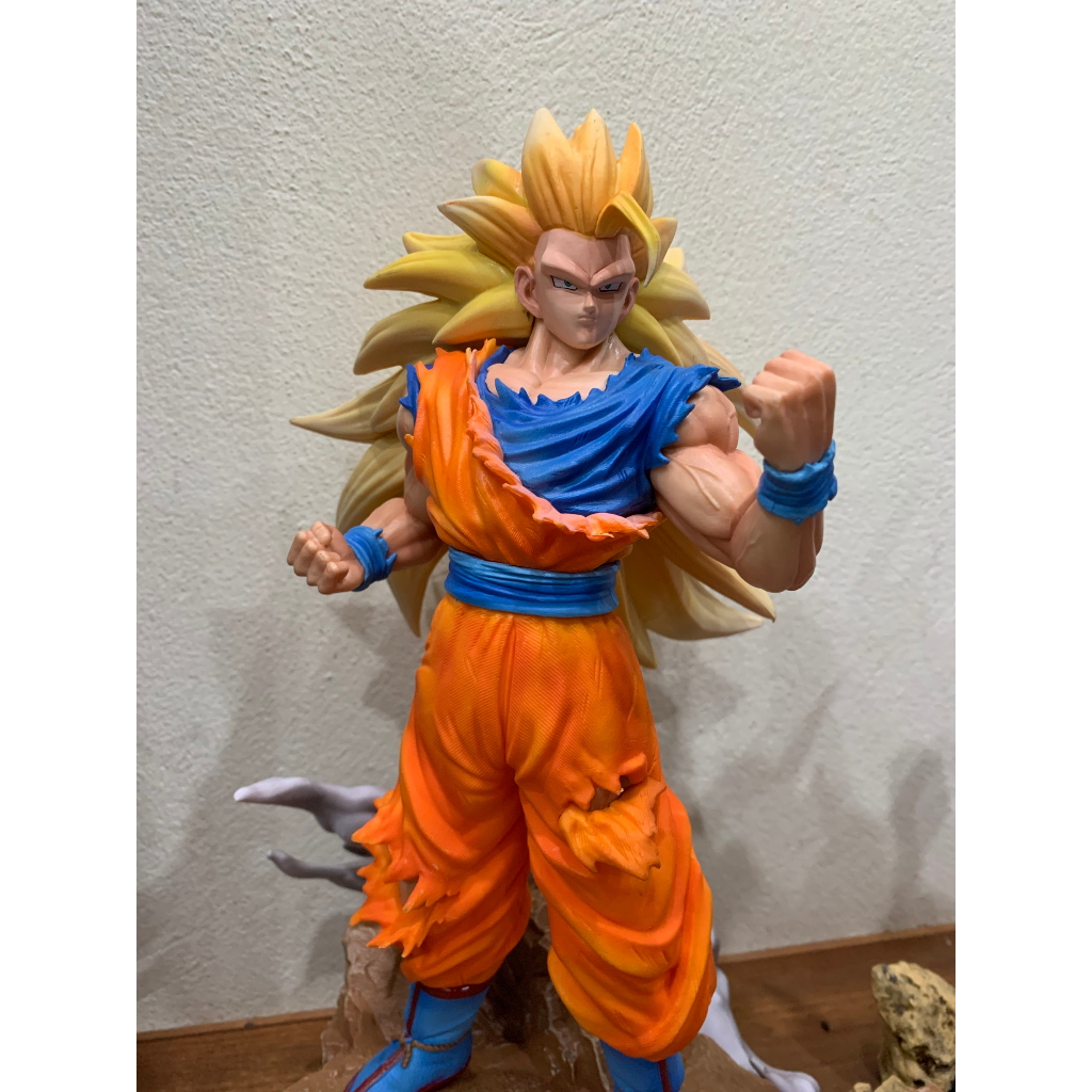 MÔ HÌNH SON GOKU, VEGETA TRẠNG THÁI CHIẾN ĐẤU SUPER SAYAN CẤP 3 SIÊU NGẦU CÓ BASE HIỆU ỨNG NHÂN VẬY ANIME DRAGON