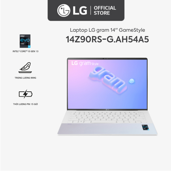 [Mã ELRE20 giảm 20% tối đa 2TR] Laptop LG Gram Style 2023 14Z90RS-G.AH54A5 (i5-1340P | 16GB | 512GB) | BigBuy360 - bigbuy360.vn