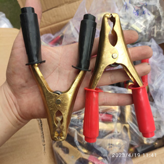 1 Đôi Kẹp Acquy 250A Đồng Nguyên Chất  (Đỏ + Đen)