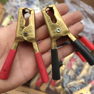 1 Đôi Kẹp Acquy 150A Đồng Nguyên Chất (Đỏ + Đen), 90mm, Lò Xo Cực Kì Khỏe.