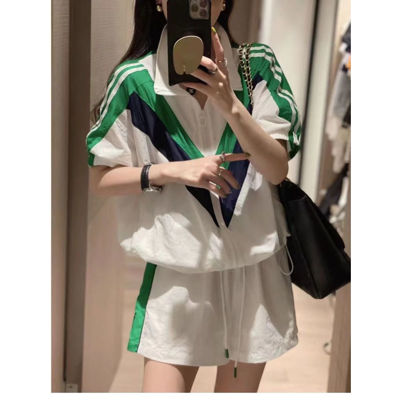 Set Đồ Thể Thao Cotton Màu Trơn Thời Trang Mùa Hè Mới Nhất Cho Nữ