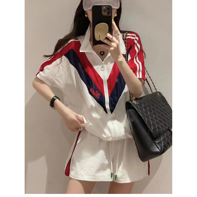 Set Đồ Thể Thao Cotton Màu Trơn Thời Trang Mùa Hè Mới Nhất Cho Nữ