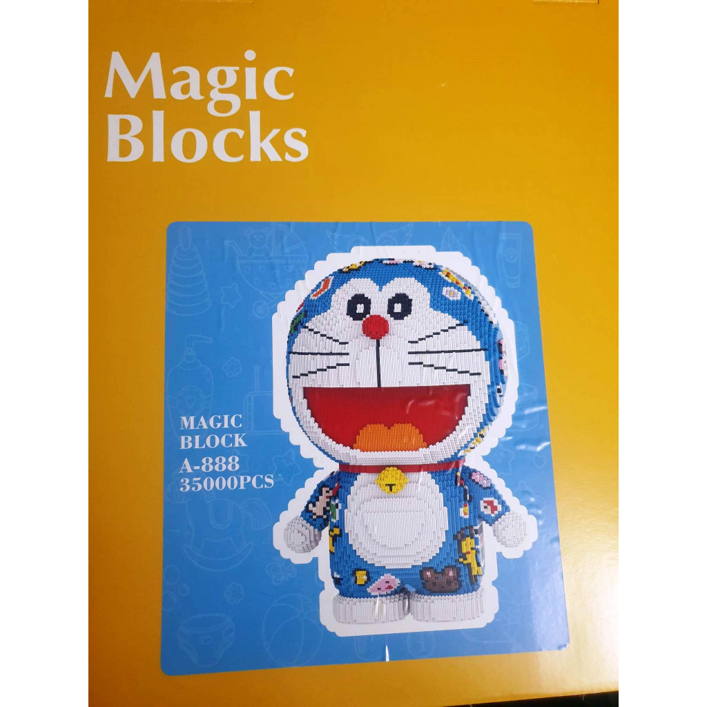 lego 3d bearbrick doremon xăm trổ cỡ lớn 60cm cỡ lớn kích thước hàng chuẩn hãng Mpin , tặng kèm búa keo đèn.