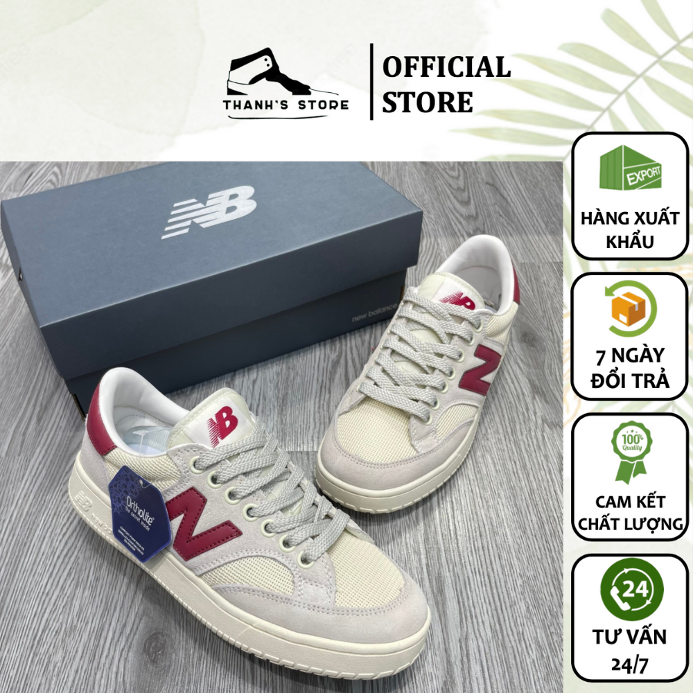 Giày thể thao nữ trắng đỏ giày NEW BALANCE CRT300 _ hàng xuất khẩu thời trang chính hãng - NBC3R