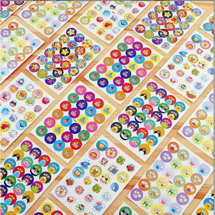 Sticker lời khen tiếng anh 240 hình