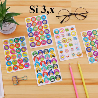 [Chọn Mẫu] Sticker lời khen tiếng anh 240 hình