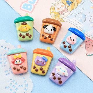 Charm 3d nổi mẫu ly trà sữa trân châu