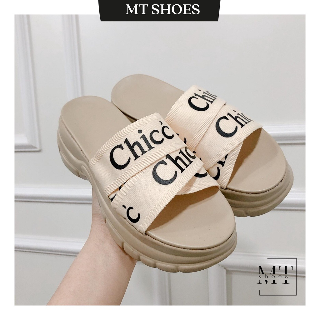 Dép nữ quai vải đế bánh mì siêu nhẹ cao 6f quai vải thoáng chân from chuẩn- zinzin868