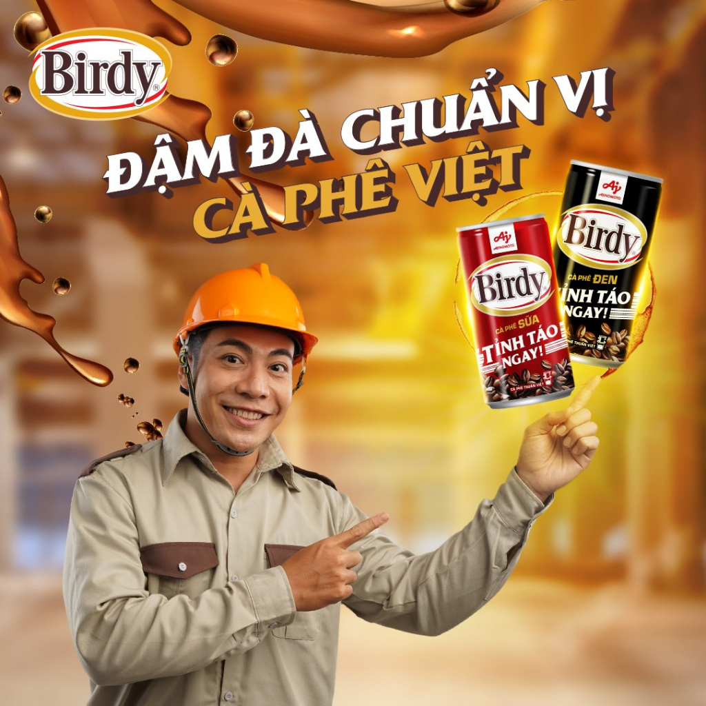 Thùng 30 lon Cà phê Birdy Sữa - 170ml/lon