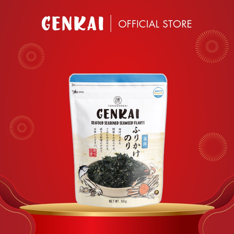 Rong Biển Trộn Cơm GENKAI Hải sản 50g