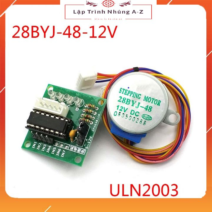 [Lập Trình Nhúng A-Z][117] Động Cơ Bước 5V/12V 28BYJ-48 + Mạch Điều Khiển ULN2003