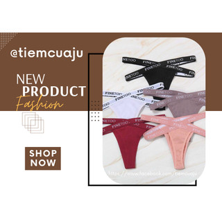 Set 2 quần lót cotton nữ kiểu dáng thể thao