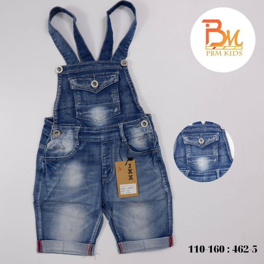 Yếm Jean Ngố Cho Bé từ 14-25kg (4-8t)