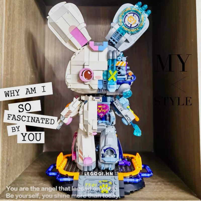 Đồ chơi xếp hình Legogi THỎ ROBOT TOPTOY mô hình