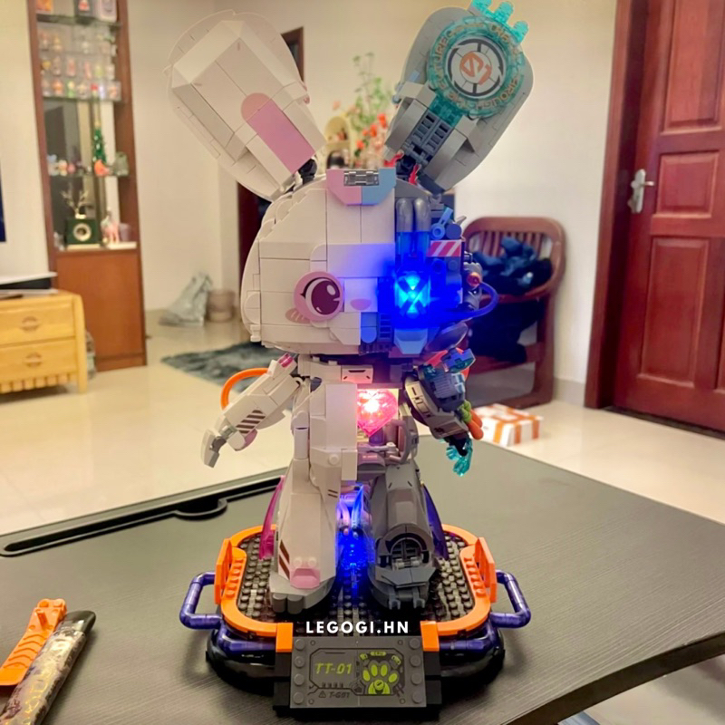Đồ chơi xếp hình Legogi THỎ ROBOT TOPTOY mô hình